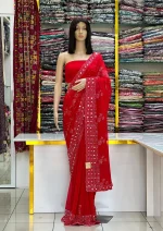 ক্রিস্টাল কুইন এলিগেন্ট শাড়ী - Image 6