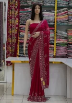 ক্রিস্টাল কুইন এলিগেন্ট শাড়ী - Image 7