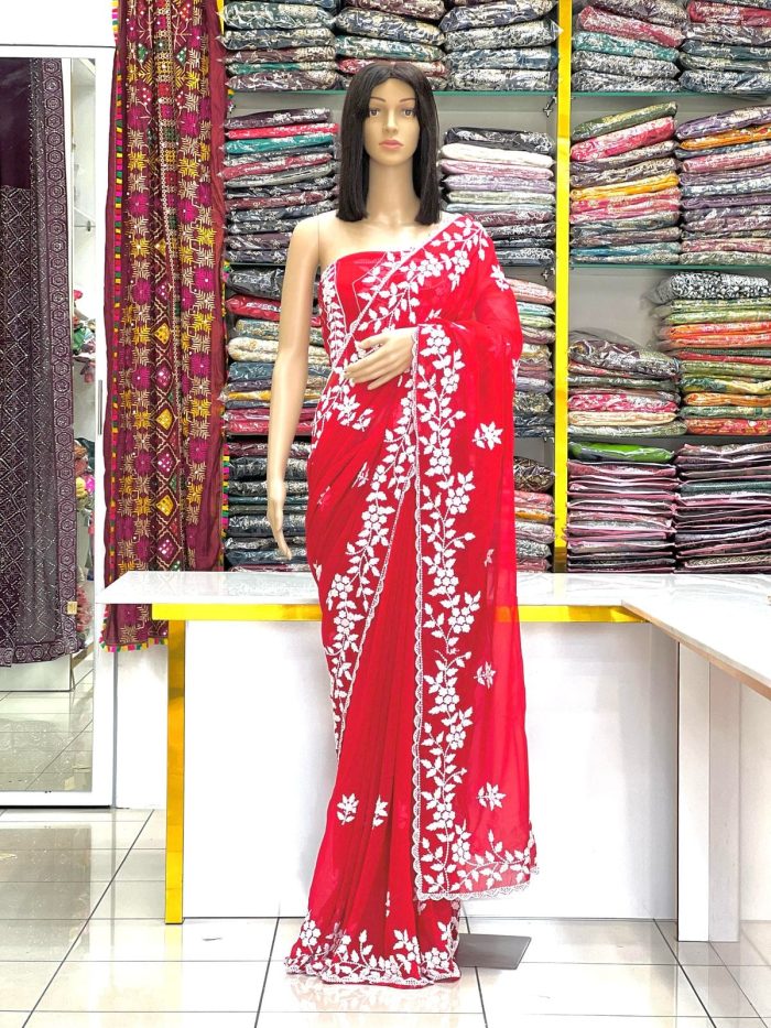 ব্রোজোম এমব্রয়ডারি শাড়ি - Image 2