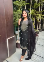 গ্লোসি স্টোন ওয়ার্ক স্যুট-আনস্টিজ - Image 5
